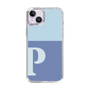 Slim Protection Case［ Original - initial two tone - P blue ］