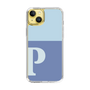 Slim Protection Case［ Original - initial two tone - P blue ］