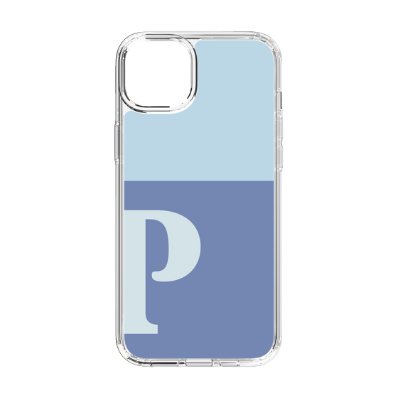 Slim Protection Case［ Original - initial two tone - P blue ］
