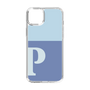 Slim Protection Case［ Original - initial two tone - P blue ］