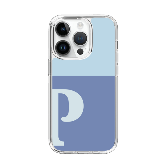 Slim Protection Case［ Original - initial two tone - P blue ］