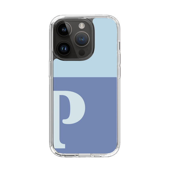 Slim Protection Case［ Original - initial two tone - P blue ］