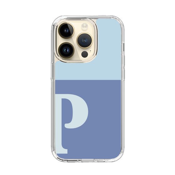 Slim Protection Case［ Original - initial two tone - P blue ］