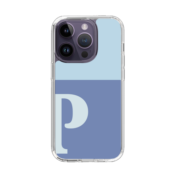 Slim Protection Case［ Original - initial two tone - P blue ］