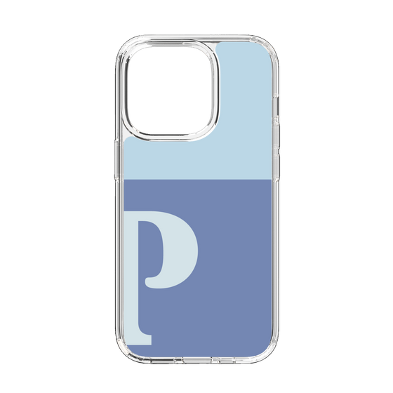 Slim Protection Case［ Original - initial two tone - P blue ］