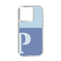 Slim Protection Case［ Original - initial two tone - P blue ］