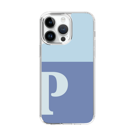 Slim Protection Case［ Original - initial two tone - P blue ］