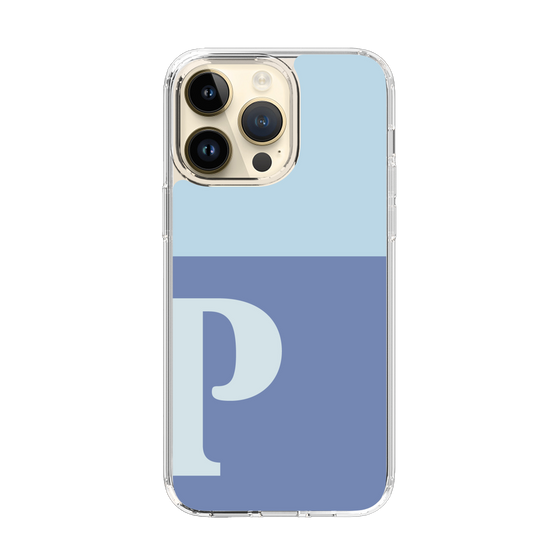 Slim Protection Case［ Original - initial two tone - P blue ］