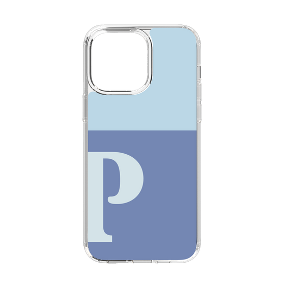Slim Protection Case［ Original - initial two tone - P blue ］