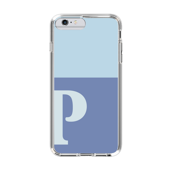 Slim Protection Case［ Original - initial two tone - P blue ］