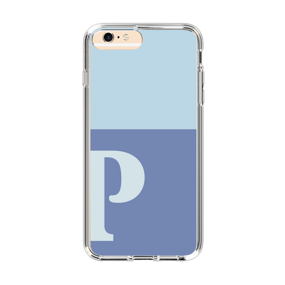 Slim Protection Case［ Original - initial two tone - P blue ］