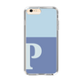 Slim Protection Case［ Original - initial two tone - P blue ］