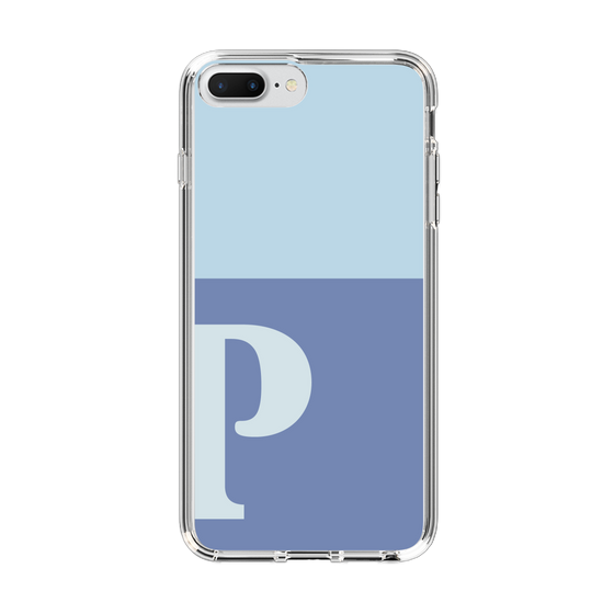Slim Protection Case［ Original - initial two tone - P blue ］