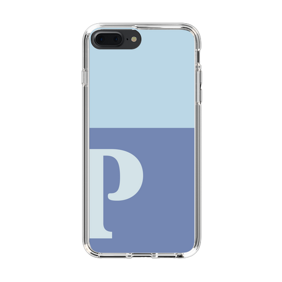 Slim Protection Case［ Original - initial two tone - P blue ］