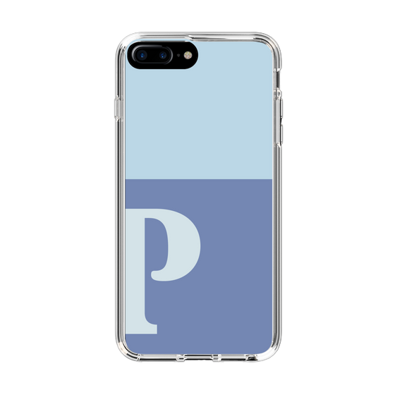Slim Protection Case［ Original - initial two tone - P blue ］