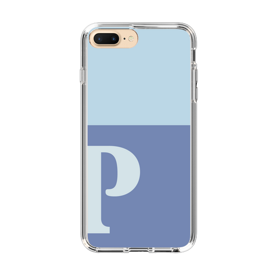 Slim Protection Case［ Original - initial two tone - P blue ］