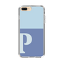 Slim Protection Case［ Original - initial two tone - P blue ］