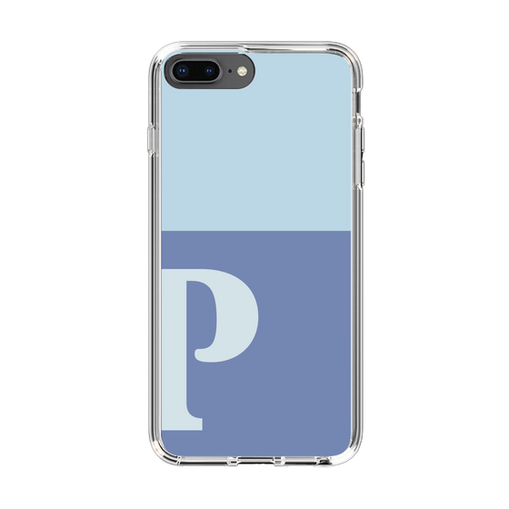 Slim Protection Case［ Original - initial two tone - P blue ］