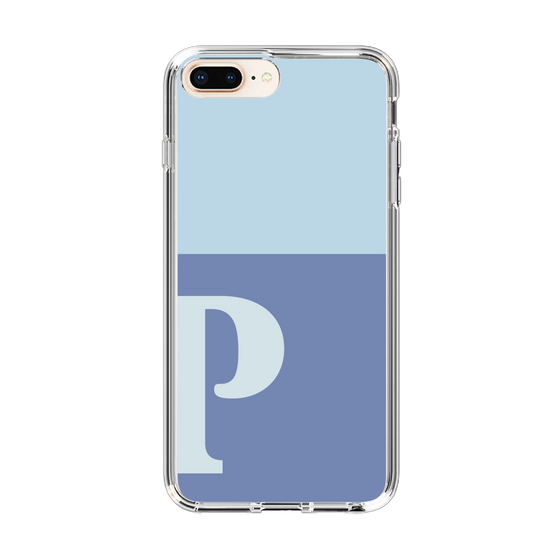 Slim Protection Case［ Original - initial two tone - P blue ］