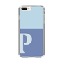 Slim Protection Case［ Original - initial two tone - P blue ］