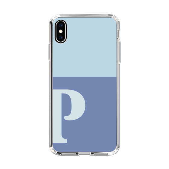 Slim Protection Case［ Original - initial two tone - P blue ］