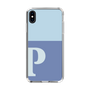 Slim Protection Case［ Original - initial two tone - P blue ］