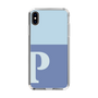 Slim Protection Case［ Original - initial two tone - P blue ］