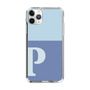 Slim Protection Case［ Original - initial two tone - P blue ］