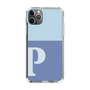 Slim Protection Case［ Original - initial two tone - P blue ］