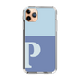 Slim Protection Case［ Original - initial two tone - P blue ］
