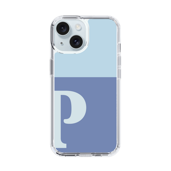 Slim Protection Case［ Original - initial two tone - P blue ］
