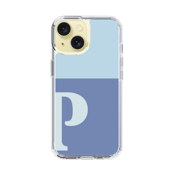 Slim Protection Case［ Original - initial two tone - P blue ］