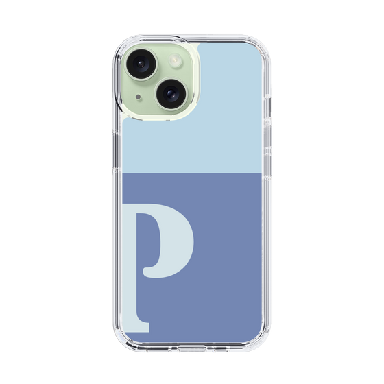 Slim Protection Case［ Original - initial two tone - P blue ］