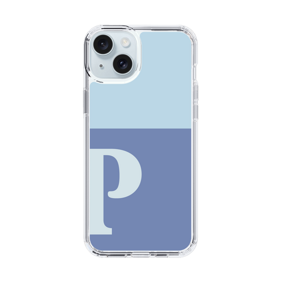 Slim Protection Case［ Original - initial two tone - P blue ］