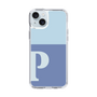Slim Protection Case［ Original - initial two tone - P blue ］