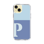 Slim Protection Case［ Original - initial two tone - P blue ］