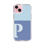 Slim Protection Case［ Original - initial two tone - P blue ］