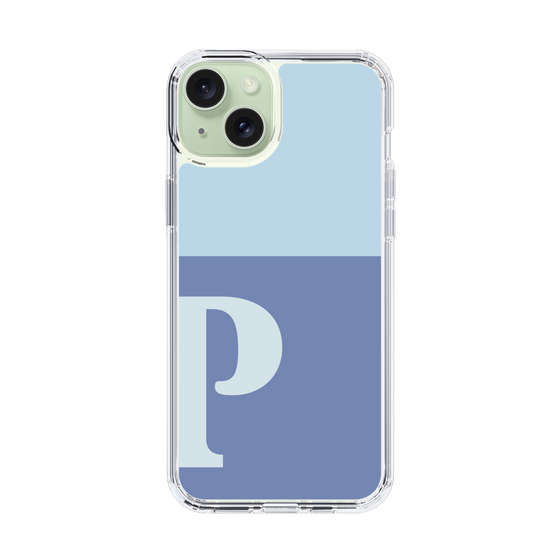 Slim Protection Case［ Original - initial two tone - P blue ］