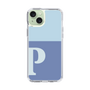 Slim Protection Case［ Original - initial two tone - P blue ］
