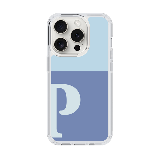 Slim Protection Case［ Original - initial two tone - P blue ］