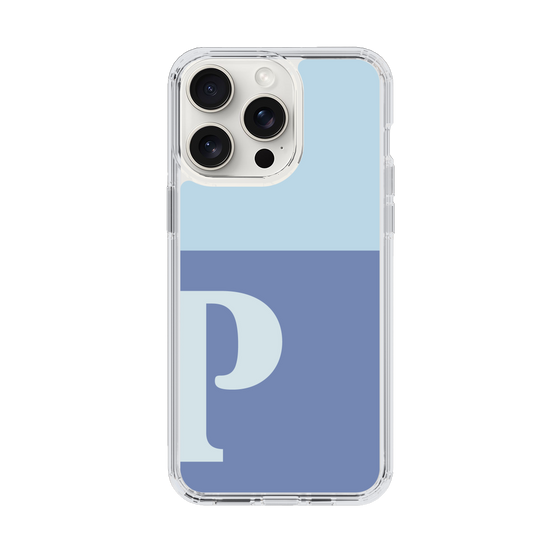 Slim Protection Case［ Original - initial two tone - P blue ］