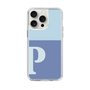 Slim Protection Case［ Original - initial two tone - P blue ］