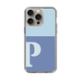Slim Protection Case［ Original - initial two tone - P blue ］