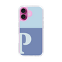 Slim Protection Case［ オリジナル - initial two tone - P blue ］