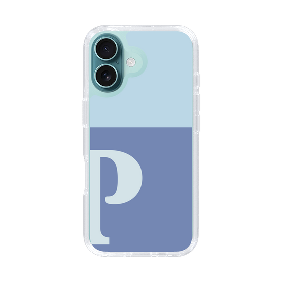 Slim Protection Case［ オリジナル - initial two tone - P blue ］