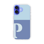 Slim Protection Case［ オリジナル - initial two tone - P blue ］