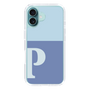 Slim Protection Case［ オリジナル - initial two tone - P blue ］