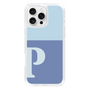 Slim Protection Case［ オリジナル - initial two tone - P blue ］