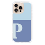 Slim Protection Case［ オリジナル - initial two tone - P blue ］