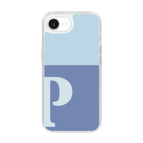 Slim Protection Case［ Original - initial two tone - P blue ］